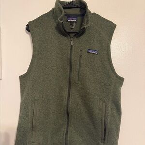 Patagonia Men's Olive Zip-Up Vest